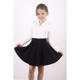 Toontoy Kız Çocuk Cep Üstü Baykuş Nakışlı Fermuarlı T-Shirt - 13 - 14 Yaş - Ekru