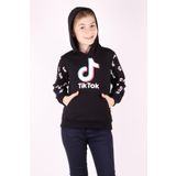 Toontoy Kız Çocuk Cepli Kapüşonlu Sweatshirt