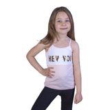 Toontoy Kız Çocuk Çevirmeli Pullu Hey You Baskılı Atlet Pudra 6 YAŞ