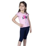 Toontoy Kız Çocuk Çevirmeli Pullu Takım Açık Pembe 1 YAŞ