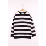 Toontoy Kız Çocuk Çizgili Sweatshirt