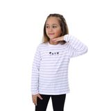 TOONTOY Kız Çocuk Çizgili Tişört Açık Lila 5 Yaş, 5 Yaş, 23185, Açık Lila, Kız Çocuklar