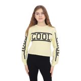 Toontoy Kız Çocuk Cool Baskılı Sweatshirt - 8 Yaş - Sarı
