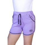 Toontoy Kız Çocuk Cool Nakışlı İki Yanı Cepli Şort Lila 4-5 YAŞ