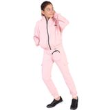 Toontoy Kız Çocuk Cüzdan Detaylı Eşofman Takımı Pudra 10-11 YAŞ