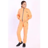 Toontoy Kız Çocuk Cüzdan Detaylı Eşofman Takımı Turuncu 12-13 YAŞ