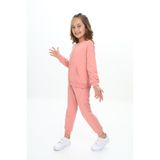 Toontoy Kız Çocuk Damla Nakışlı Eşofman Takım