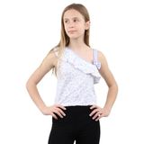 TOONTOY Kız Çocuk Desenli Atlet 6-7 Yaş, 6-7 Yaş, 22470, Mavi, Kız çocuk