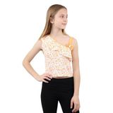 Toontoy Kız Çocuk Desenli Atlet Oranj 12-13 YAŞ