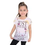 Toontoy Kız Çocuk Dijital Baskılı Tişört - 3 Yaş - Sarı