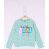 Toontoy Kız Çocuk Dream Baskılı T-Shirt - 10 Yaş - Mint