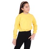 TOONTOY Kız Çocuk Dreams Nakışlı Sweatshirt, 8-9 Yaş, 22139, Koyu Sarı, kız-çocuk
