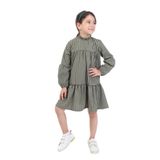 Toontoy Kız Çocuk Elbise Haki 6 YAŞ