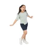 TOONTOY Kız Çocuk Enjoyment Baskılı Tişört 12-13 Yaş, 12-13 Yaş, 22147, Yeşil, Kız çocuk
