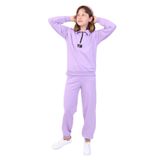 TOONTOY Kız Çocuk Eşofman Takım 12-13 Yaş, 12-13 Yaş, 22591, Lila, kız-çocuk