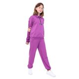 TOONTOY Kız Çocuk Eşofman Takım 6-7 Yaş, 6-7 Yaş, 22591, Mor, kız-çocuk