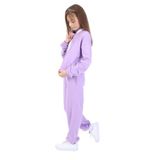 TOONTOY Kız Çocuk Eşofman Takım, 8-9 Yaş, 8-9 Yaş, 22588, Lila, kız-çocuk