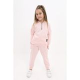 Toontoy Kız Çocuk Eşofman Takım - Pudra - 5 Yaş
