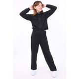 Toontoy Kız Çocuk Eşofman Takım Siyah 8-9 YAŞ