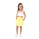 Toontoy Kız Çocuk Etek Açık Sarı 2 YAŞ