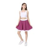 Toontoy Kız Çocuk Etek Mürdüm 10-11 YAŞ