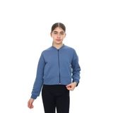 Toontoy Kız Çocuk Fermuarlı Hırka İndigo 8-9 YAŞ