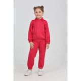 Toontoy Kız Çocuk Fiyonk Detaylı Eşofman Takım - Fuşya - 4 Yaş