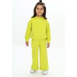 Toontoy Kız Çocuk Fiyonk Detaylı Takım - 1 Yaş - Açık Yeşil
