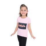 TOONTOY Kız Çocuk Flamingo Baskılı Tişört 6 Yaş, 6 Yaş, 11007-, Pembe, Kız çocuk