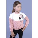 Toontoy Kız Çocuk Garnili Baskılı Sweatshirt