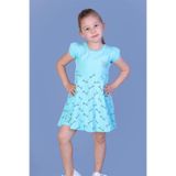 TOONTOY Kız Çocuk Göğsü Nakışlı Elbise, 2 YAŞ, 10948-, Açık Mint Yeşili, Kız Çocuklar
