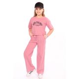 Toontoy Kız Çocuk Good Feelings Baskılı Eşofman Takım