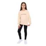 Toontoy Kız Çocuk Good Thıngs Baskılı Taytlı Takım Bej 6-7 YAŞ