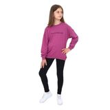 Toontoy Kız Çocuk Good Thıngs Baskılı Taytlı Takım Mürdüm 6-7 YAŞ