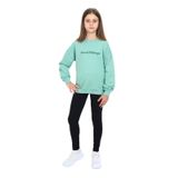 Toontoy Kız Çocuk Good Thıngs Baskılı Taytlı Takım Yeşil 8-9 YAŞ