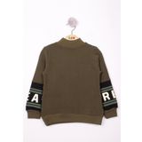 Toontoy Kız Çocuk Great Baskılı Sweatshirt - 6 Yaş - Haki