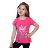 TOONTOY Kız Çocuk Güneş Varaklı Tişört 5 Yaş, 5 Yaş, 10783-1, Fuşya, Kız çocuk