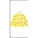 Toontoy Kız Çocuk Harf Baskılı Sweatshirt Koyu Sarı 12 YAŞ