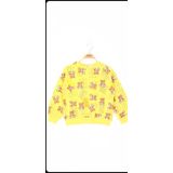 Toontoy Kız Çocuk Harf Baskılı Sweatshirt Koyu Sarı 14 YAŞ