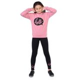 Toontoy Kız Çocuk Hello Yazı Baskılı Taytlı Takım Gül Kurusu 6 YAŞ