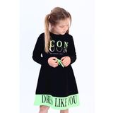 Toontoy Kız Çocuk Icon Baskılı Elbise