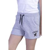 Toontoy Kız Çocuk Iki Yanı Cepli Baskılı Şort - 14 Yaş - Gri Melanj