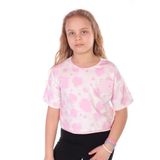 Toontoy Kız Çocuk Im Fıne Nakışlı Batik Tişört - 13 - 14 Yaş - Açık Pembe