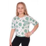 Toontoy Kız Çocuk Im Fıne Nakışlı Batik Tişört