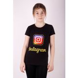 Toontoy Kız Çocuk Insagram Baskılı Tişört