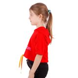 TOONTOY Kız Çocuk Instagram Baskılı Kapüşonlu Tişört 8-9 Yaş, 8-9 Yaş, 11060-, Kırmızı, Kız çocuk