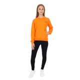 Toontoy Kız Çocuk Kanguru Cepli Göğsü Baskılı Taytlı Takım Oranj 10-11 YAŞ
