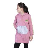 Toontoy Kız Çocuk Kanguru Cepli Reflektör Detaylı Sweatshirt Gül Kurusu 10 YAŞ