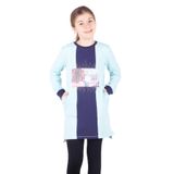 TOONTOY Kız Çocuk Kapşonlu Garnili Elbise, 16235-