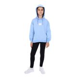 Toontoy Kız Çocuk Kapüşonlu Armalı Taytlı Takım Mavi 8-9 YAŞ